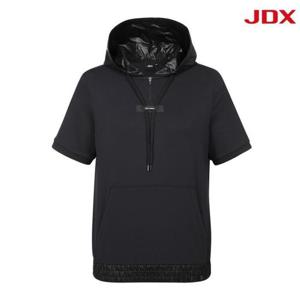 JDX 세이브존07 여성 후드 배색 티셔츠 X1TSV7502BK