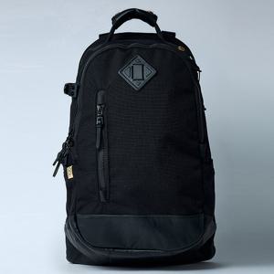 25 FW 비즈빔 Cordura 20L 레더 트리밍 멀티포켓 코듀라 백팩 블랙 0125103003041
