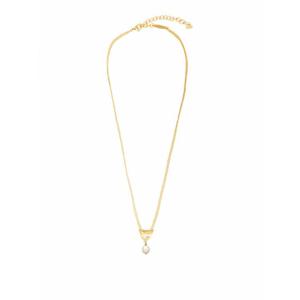 [SALVATORE FERRAGAMO] 라프리마 여성 목걸이 Chokers 간치니 펄 앤 크리스탈 776607760782 골드 /8