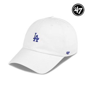 47브랜드 LA 다저스 스몰 로고 MLB 엠엘비 볼캡 야구 모자 B-BSRNR12GWS-WHB