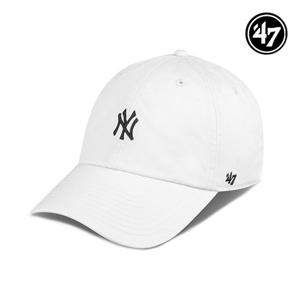 47브랜드 뉴욕 양키스 스몰 로고 MLB 엠엘비 볼캡 야구 모자 B-BSRNR17GWS-WH