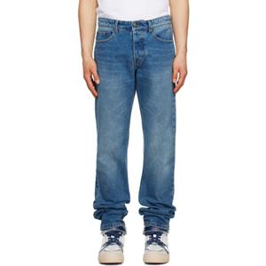 아미 블루 클래식 핏 데님 진 HTR001.DE0001 231482M186003