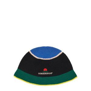 카사블랑카 모자 APF25HAT087 01BLACK MULTICOLOUR