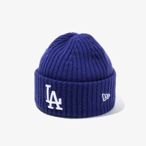 뉴에라모자 GQC 12866293 MLB 니트 립 LA 다저스 커프 비니 로얄