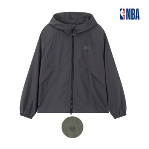 [엔비에이]남여공용 에센셜 루즈핏 바람막이 투웨이 후드점퍼 (N235PJ100P)