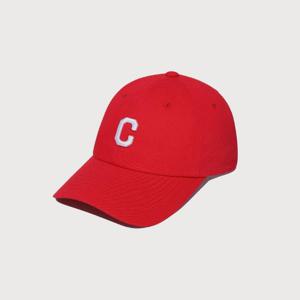 M 커버낫모자 CQK CO2400CA22-RD 미들 C로고 B.B캡 Red