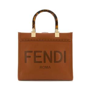 FENDI Caramel leather small sunshine shopping bag 8BH394ABVL F0PWZ
