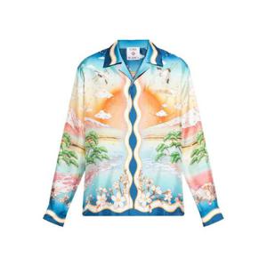 카사블랑카 긴팔 셔츠 UMPF25SH00601 SILKTWILL MultiColour