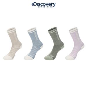 [디스커버리키즈US] (DKSO7055N) 키즈 멜란지 컬러블럭 하이삭스