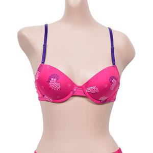(디올라)(BR6487 B)비비드 컬러 별하트 패턴 B컵 브라