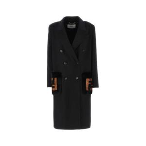 펜디 머플러 스카프 FF8948W1D F0GME Black