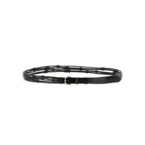 생로랑 가죽 벨트 737693 AABM21000 Black
