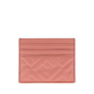 FENDI Dark pink leather card holder 8M0445AAJD F13VM