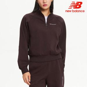 [뉴발란스]뉴발란스 W 시그니처 넌기모 반집업 맨투맨 NBNCE4W83