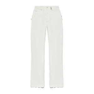 알렉산더맥퀸 옵티컬 화이트 버튼 플라이 진 828714 QYAAE9000
