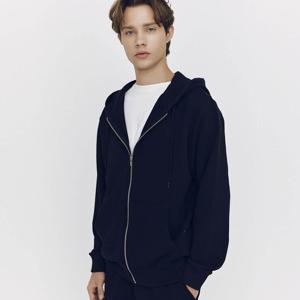 [지오다노] 자수 후드집업 남자 가을 프린트 자수 후드집업 551902