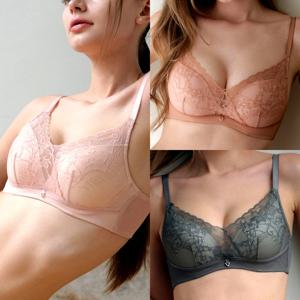 [비너스]E/F컵 애쉬 메모리 말랑한 터치 랩오버로 감싸주는 브라 VBR9000EF