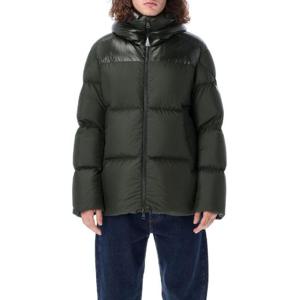 Moncler 집업 로고 패치 후드 퀼팅 재킷 1A0023454A81 879 TP935899330