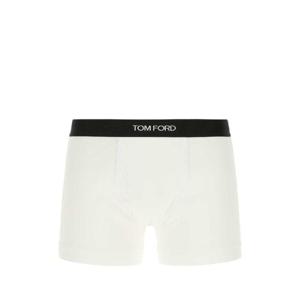 TOM FORD 화이트 스트레치 코튼 복서 T4LC31040 100