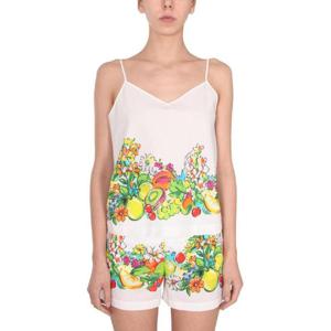 BOUTIQUE MOSCHINO 꽃과 과일 프린트 탑 080108411002