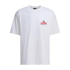 STUSSY 19051061201 WHITE SUPERIOR QUALITY TEE