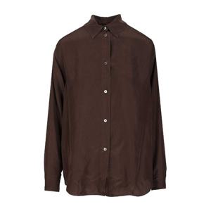 바레나 Mimma Pura 루즈핏 실크 셔츠 CAD53334124 288