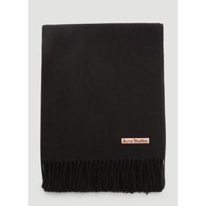 25 FW 아크네 남성 로고 스카프 acn0346017blk