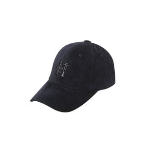 헤지스 골프 25FW 네이비 남성 H로고 벨로아 캡 HUHE5F601N3
