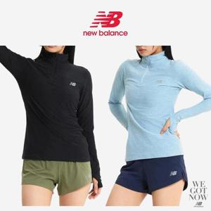 뉴발란스 여성 헬스 런닝 퍼포먼스 반집업 NBNDE4P012