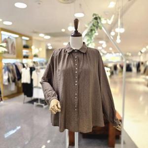 [멜로디가든]M25F8B180_줄단추 블라우스
