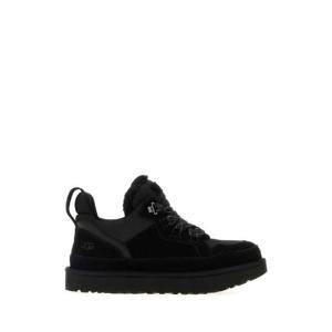 UGG Black suede and mesh Lowmel sneakers 1170750 BLK