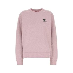 KENZO Melange pink cotton oversize sweatshirt FF65SW2544MC 30