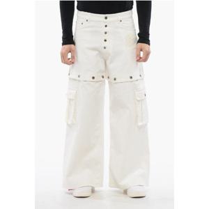 오프화이트 데님 팬츠 OMYA183S24 DEN001 0202 White