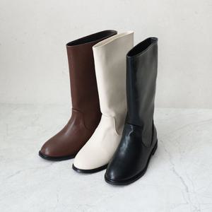 러블리 컴포트 쿠션 라운드 미들부츠 2CM RA-5411