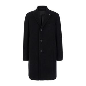 딸리아또레 블랙 울 싱글브레스트 코트 CFBM13X 220010N1014
