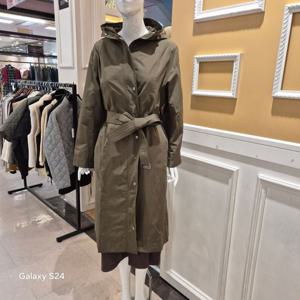 [BCBG] 올앤썬드리 가을25 디레이 트렌치코트 A5F8N711