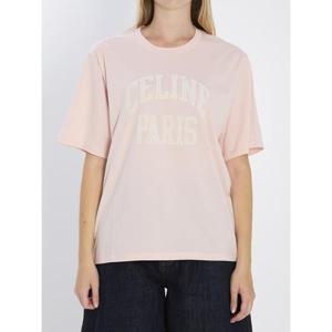 셀린느 반팔 티셔츠 RX0CD507Z GDJ0 PINK