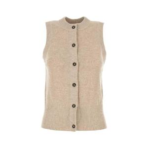 CAMILLA AND MARC Sand stretch tencel blend Macie vest N2CMK1077 OATMEALMELANGE