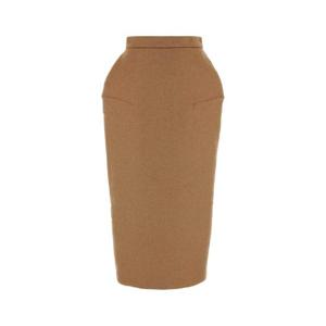 MAX MARA Biscuit camel Babele skirt 2311063336600 001