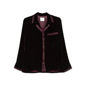 25 FW 포르테포르테 패치 포켓 벨벳 셔츠 14345MYSHIRT TP442817834