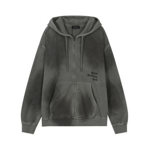 [버커루]남성 3단 쭈리 오버핏 빈티지 자수로고 후드 집업 점퍼(B251TJ325P)