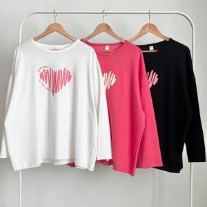[아이우먼]빅사이즈티 V244L509 씨네리오버로크티셔츠 NS