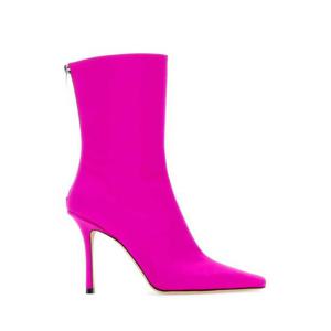 지미추 부츠 AGATHEAB100SAT FUCHSIA Pink