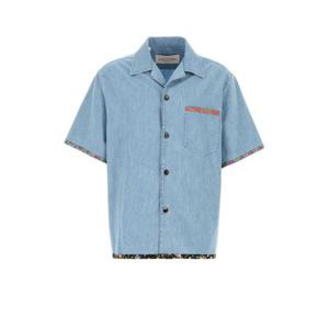 발렌티노 가라바니 긴팔 셔츠 6V0DB04LALM 508 Light Blue