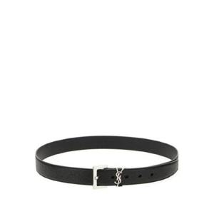 생로랑 카산드라 로고 버클 레더 벨트 2215906