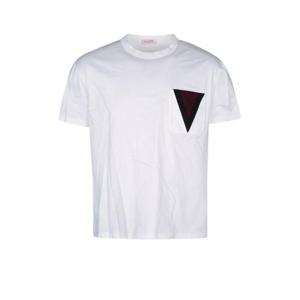 발렌티노 가라바니 반팔 티셔츠 4V3MG01F9Y2 0BO BIANCO