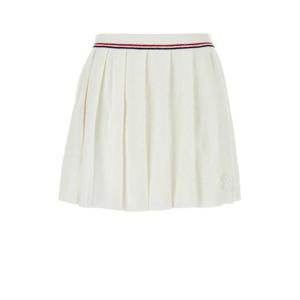 미우미우 숏 스커트 MMG551SOOO17NR F0009 White