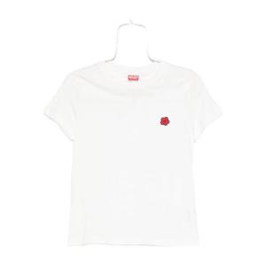 겐조   반팔 티셔츠 FW25 FF62TS2594SO02 5867738 White