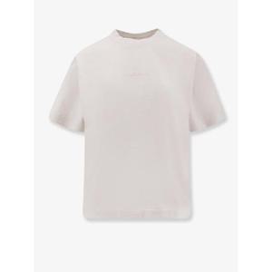 발렌시아가   반팔 티셔츠 FW25 850990 TTVJ12420 6305783 Dirty WhiteBlonde Pink
