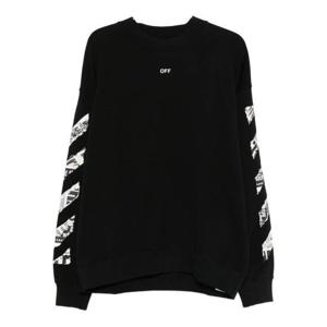 오프화이트 스웨터 OMBA054F25FL E003 1001 Black